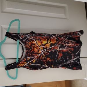 Womens wildfire camo tanktop